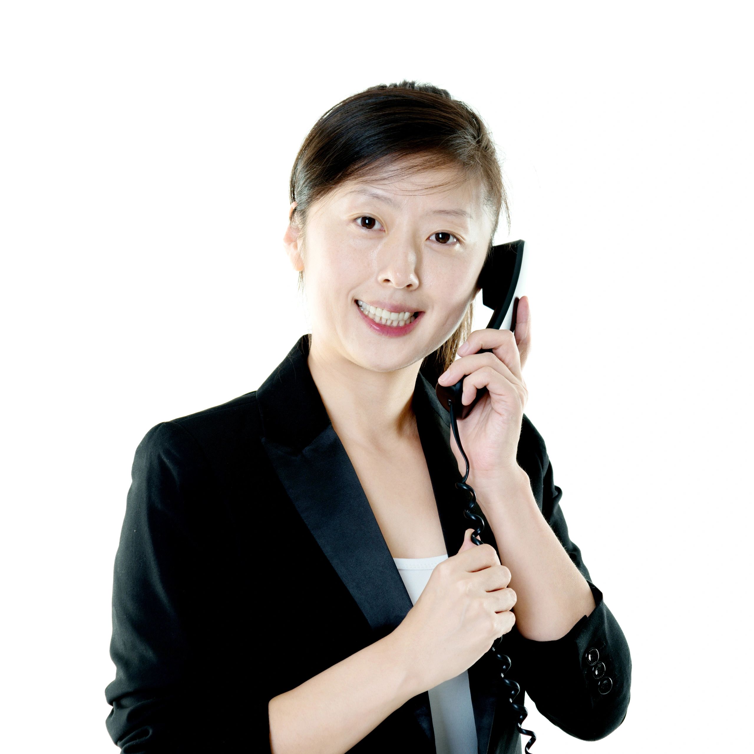 Portrait of a business client